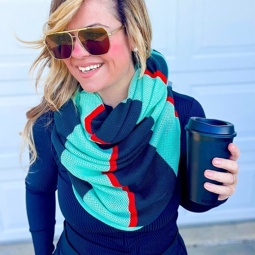 LuluLemon Scarf Rare multicolored scarf. Beautiful